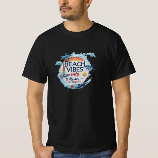 Nur Beach Vibes - Chill-Modus: ON T-Shirt (Vorderseite)