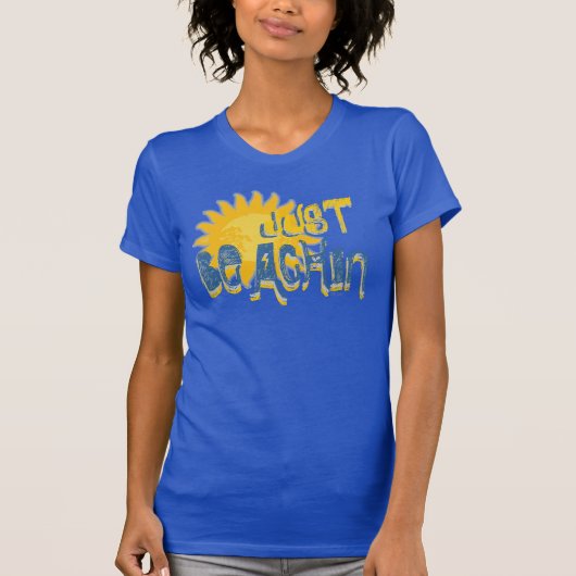 Nur BEACHIN Marine! T-Shirt (Vorderseite)