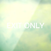 Nur Beenden - Transparentes Fenstertürklammern-Zei Fensteraufkleber (Blatt 3)