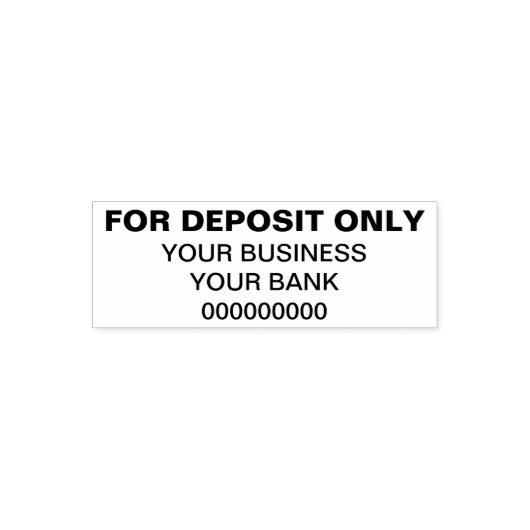 Nur bei Depositengeschäften Permastempel (Design)