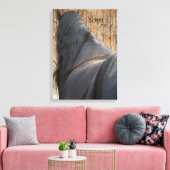 Nur bei Ihnen - gepanzerte Canvas Leinwanddruck (Insitu (Wohnzimmer))