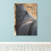 Nur bei Ihnen - gepanzerte Canvas Leinwanddruck (Insitu (Holzboden))