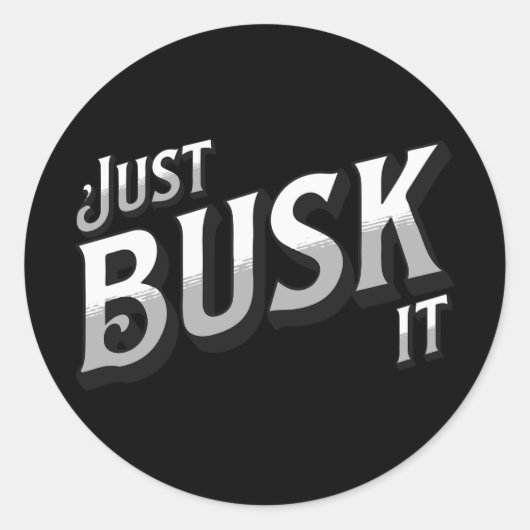 Nur belauschen runder aufkleber (Vorderseite)