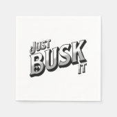 Nur belauschen serviette (Vorderseite)