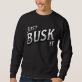 Nur belauschen sweatshirt (Vorderseite)