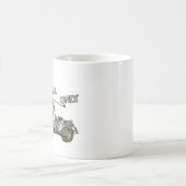 Nur Bergab Oldtimer Kaffeetasse (Mittel)
