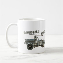 Nur Bergab Oldtimer Kaffeetasse