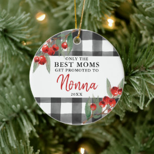 Nur beste Mamas werden für Nonna Personalisiert we Keramik Ornament