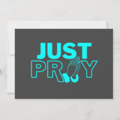 Nur beten einladung (Vorderseite)