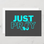 Nur beten einladung (Vorne/Hinten)