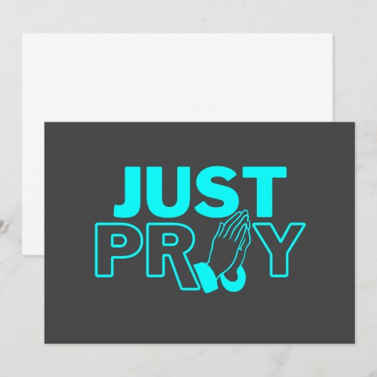 Nur beten einladung (Vorne/Hinten)