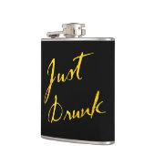 Nur Betrunkene Flasche Flachmann (Links)