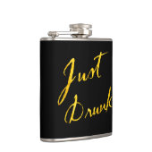 Nur Betrunkene Flasche Flachmann (Rechts)