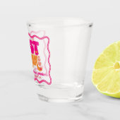 Nur Betrunkene Retro Betrunken in Liebe Junggeseli Schnapsglas (Rechts)