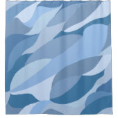 Nur blau duschvorhang (Vorderseite)