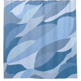 Nur blau duschvorhang