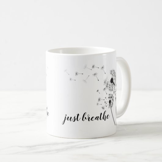 NUR BREADER inspirierendes Zitat Moderne Lüster Kaffeetasse (VorderseiteRechts)