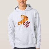 NUR BREATHE & BLEIBE CALM BABY! HOODIE (Vorderseite)