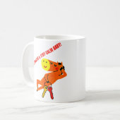 NUR BREATHE & BLEIBE CALM BABY! KAFFEETASSE (Vorderseite Links)