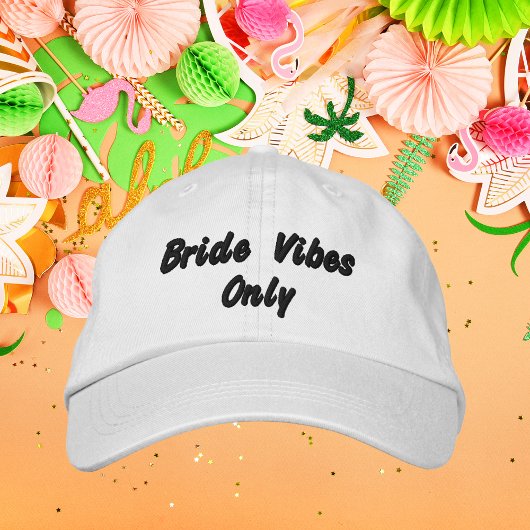 Nur Bride Vibes, Bride, Junggeselinnen-Abschied We Bestickte Baseballkappe