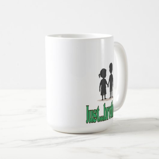 Nur Brüder Kaffeetasse (VorderseiteRechts)