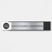 Nur Bürotür Namensplatte für lange Bezeichnung Türschild (Vorderseite )