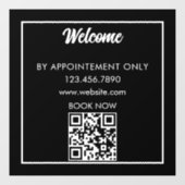 Nur Business-Schaufenster Fensteraufkleber (Blatt)