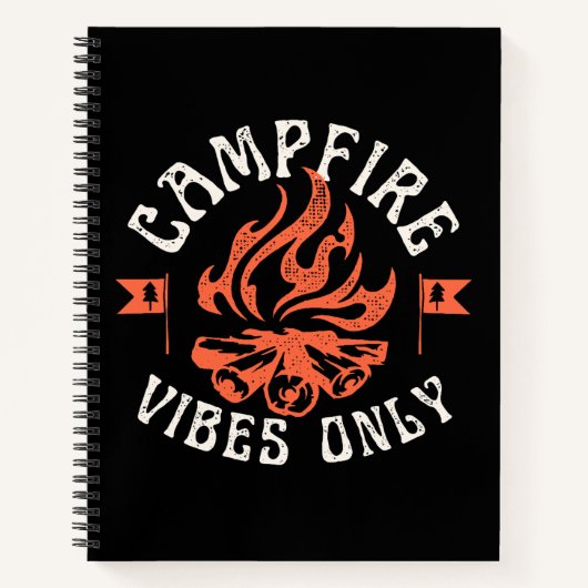 Nur Campfire Vibes Notizblock (Vorderseite)