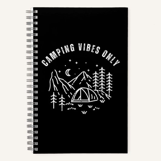 Nur Camping Vibes Notizblock (Vorderseite)