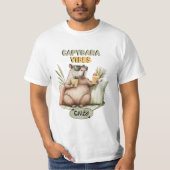 Nur Capybara Vibes T-Shirt (Vorderseite)