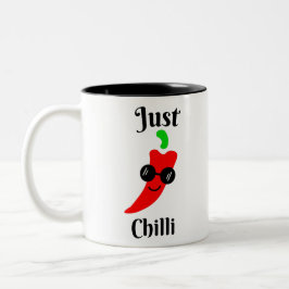 Nur Chili abkühlen Zweifarbige Tasse