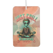 Nur Chill, wir kommen in Frieden Autolufterfrischer (Vorderseite)