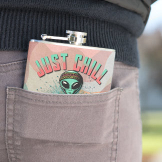 Nur Chill, wir kommen in Frieden Flachmann
