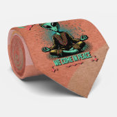 Nur Chill, wir kommen in Frieden Krawatte (Gerollt)