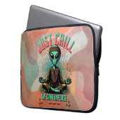 Nur Chill, wir kommen in Frieden Laptopschutzhülle (Vorderseite Links)