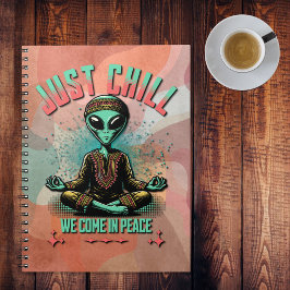 Nur Chill, wir kommen in Frieden Notizblock