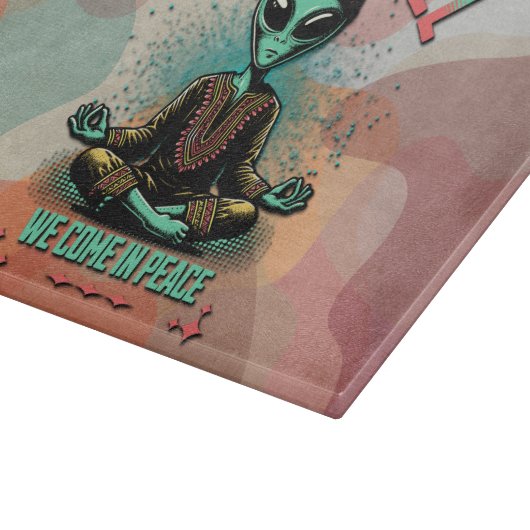 Nur Chill, wir kommen in Frieden Schneidebrett (Ecke)