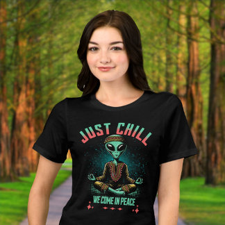 Nur Chill, wir kommen in Frieden Tri-Blend Shirt