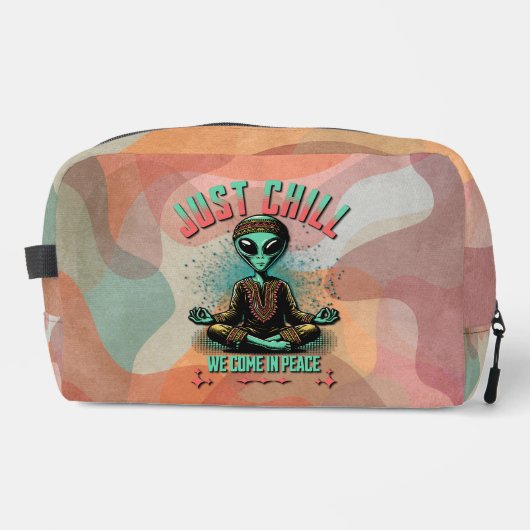 Nur Chill, wir kommen in Frieden Waschbeutel (Vorderseite)