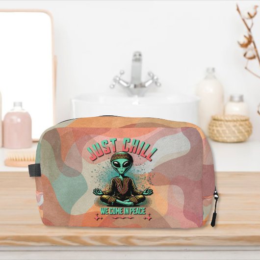 Nur Chill, wir kommen in Frieden Waschbeutel