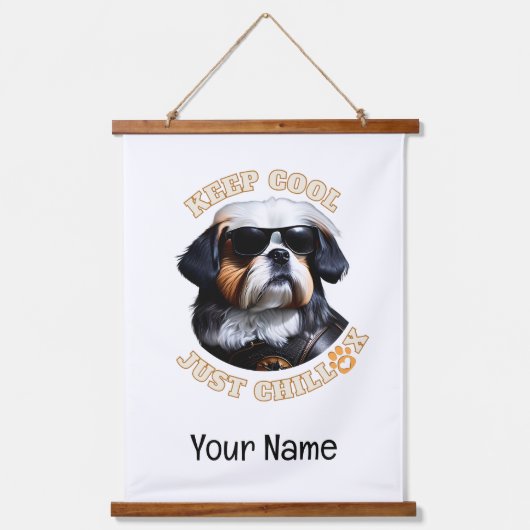 Nur Chillax! Benutzerdefiniert 26"x36" Vertikal Wandteppich Mit Holzrahmen (Vorderseite)