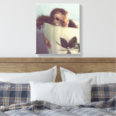 Nur Chillin hier in diesem Teacup Leinwanddruck (Insitu (Schlafzimmer))