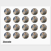 Nur Chillin-Sticker Runder Aufkleber (Blatt)