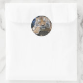 Nur Chillin-Sticker Runder Aufkleber (Tasche)