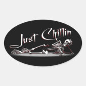 Nur Chillin Stickers (Vorderseite)