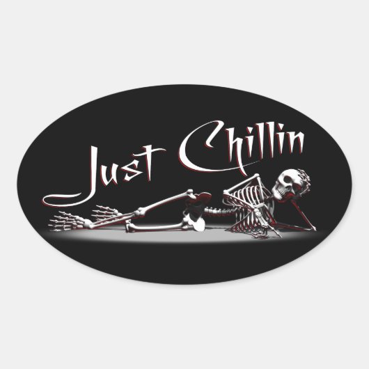Nur Chillin Stickers (Vorderseite)