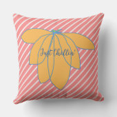 Nur Chillins roter Streifen Kissen (Rückseite)