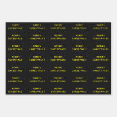 "NUR CHRISTMAS!" Nerdy Geeky Computer Text Geschenkpapier Set (Vorderseite)