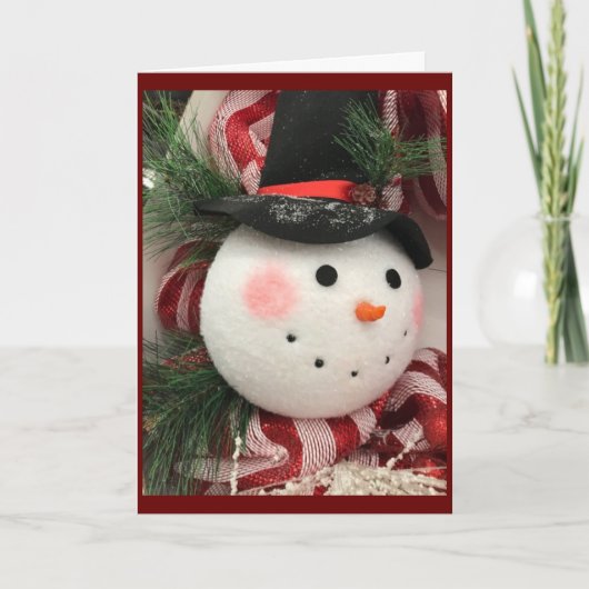 "NUR CHRISTMAS UND EIN SEHR GLÜCKLICHES NEUES JAHR KARTE (Vorderseite)