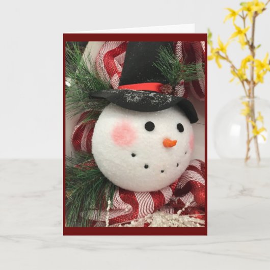 "NUR CHRISTMAS UND EIN SEHR GLÜCKLICHES NEUES JAHR KARTE (Gelbe Blume)